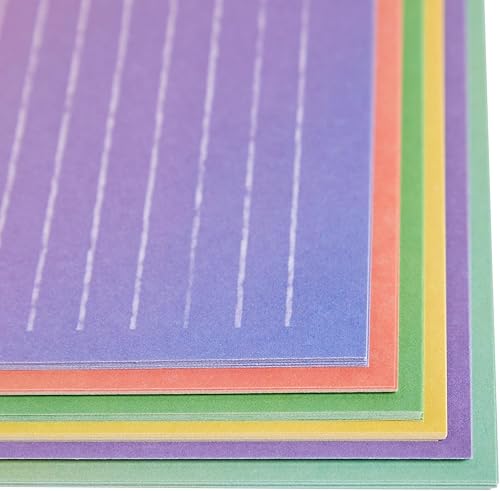 Miniatura 5 de Paper Junkie Juego de papel de papelería y sobres de escritura de cartas, 6 diseños de degradado de acuarela, 60 hojas forradas y 30 sobres (10.25 x