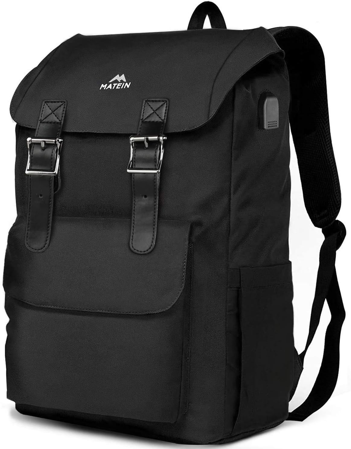 Buy 1 get 1 🔥 MATEIN Travel Laptop Backpack, Large School outdoor Rucksack Backpack for Men Women,Lightweight Bookbag with USB Charging Port,Casual Hiking Daypack Fit 17 Inch Laptop (Black)