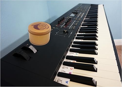 Miniatura 7 de Plum Rose - Etiquetas extraíbles para notas de teclado de piano - Silicona - Alternativa a las calcomanías de teclado de piano - Etiquetas de teclas