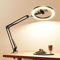 Evershop 10" Overhead Ring Light with Flexible Phone Mount & Stand - Ideal for Video Recording, Zoom, TikTok, YouTube Streaming