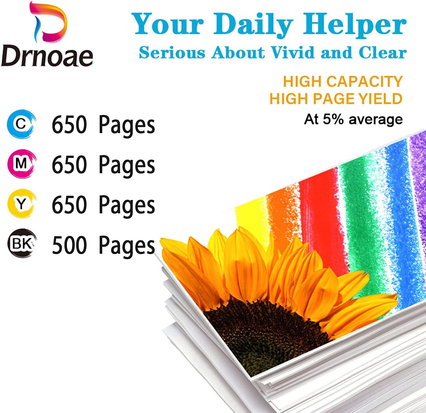 Best Cyber Deals 🔥 Drnoae Remanufactured Ink Cartridge Replacement for Epson 410XL 410 XL T410XL to use with Expression XP-630 XP-7100 XP-830 XP-640 XP-530 (Black, Cyan, Magenta, Yellow, Photo Black) 5 Pack