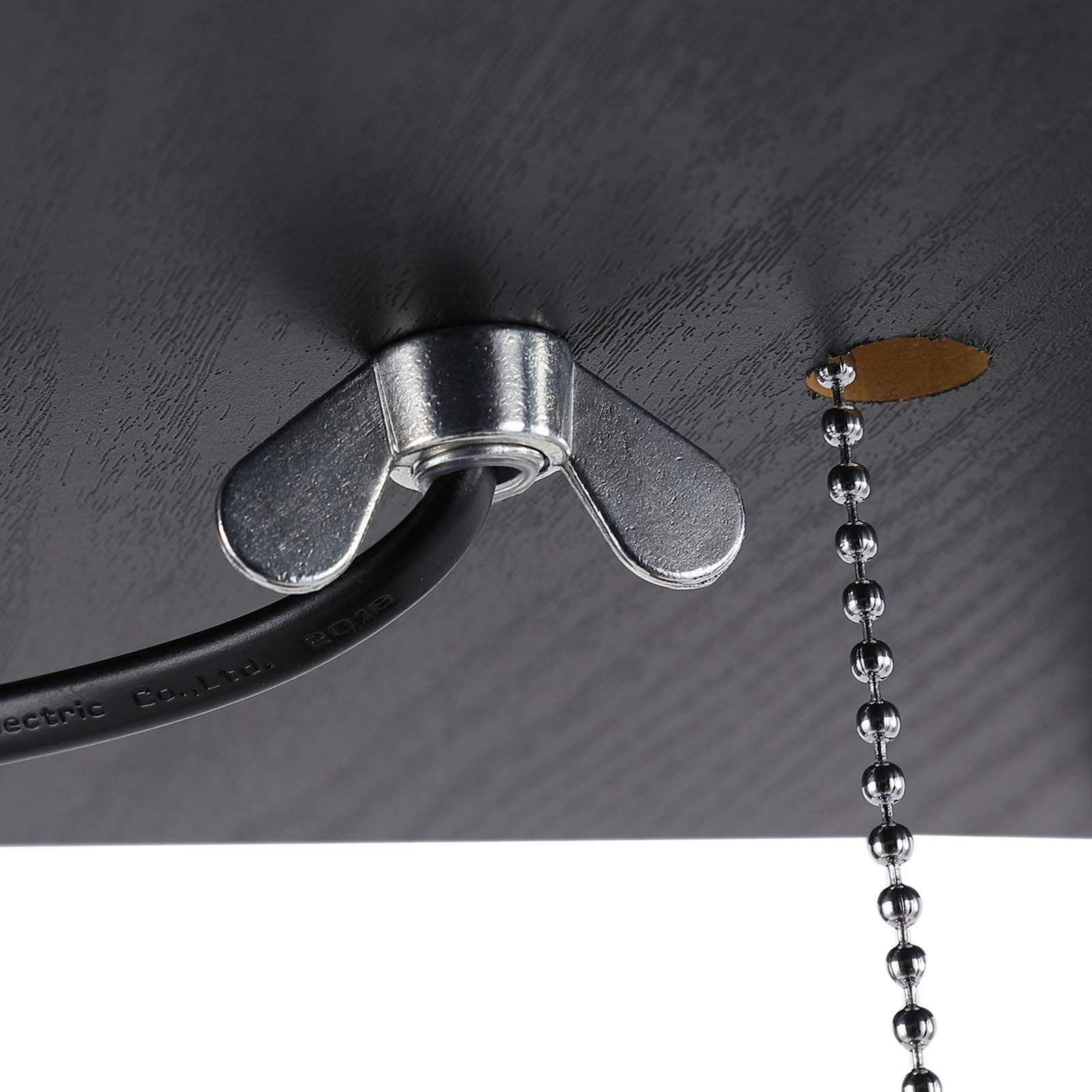 HOMCOM Lampadaire étagère 26L x 26l x 160H cm 3 étagères 4 Niveaux MDF Noir