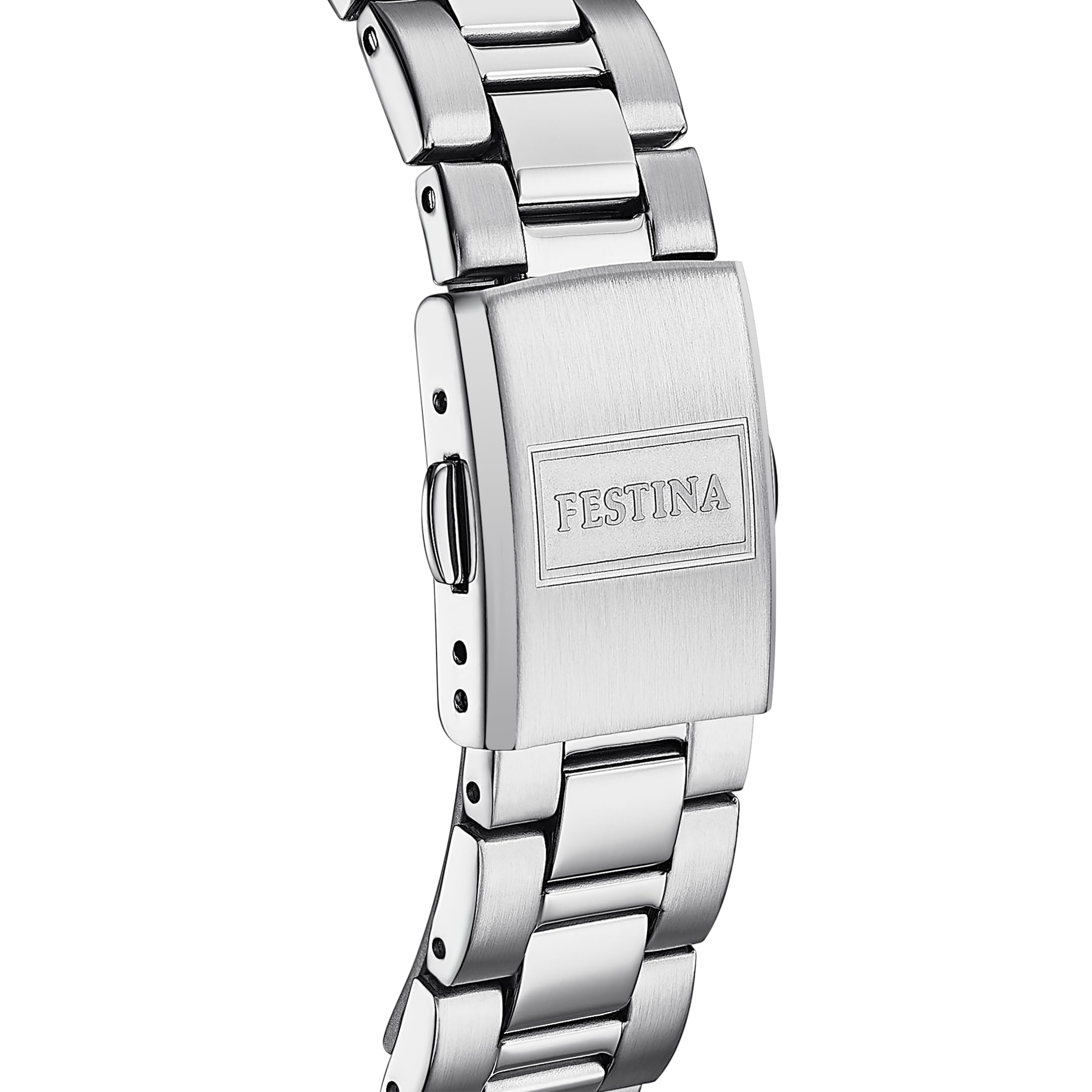 Festina Orologio Donna Analogico in Acciaio Inossidabile 316l Argentato | Movimento al Quarzo, Vetro Minerale ad Alta Resistenza, Impermeabile 5 ATM, Calendario F16375/9