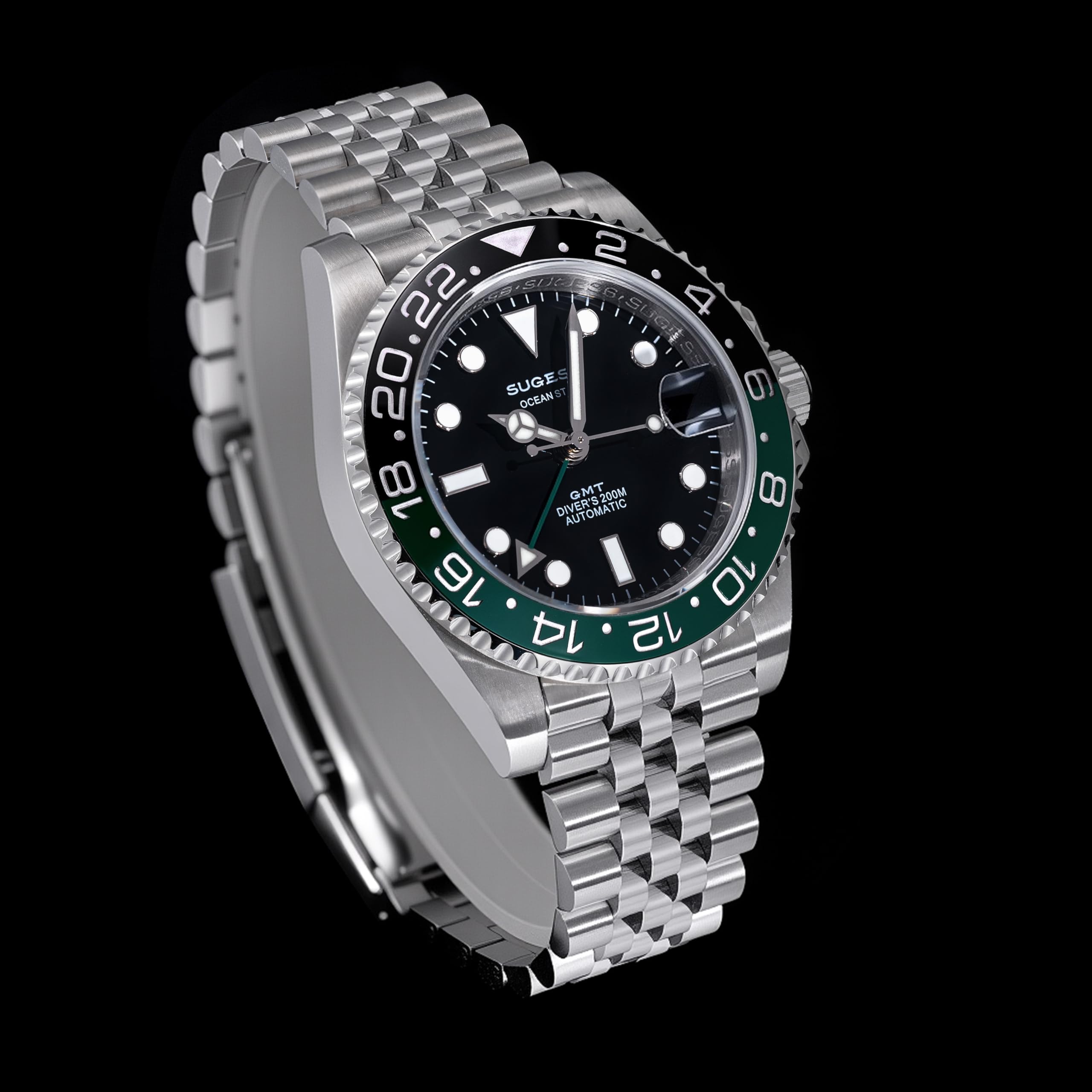 Sugess Ocean Star GMT Diver's S420-2.SP mechanische Herrenuhr, Saphirglas, 200 m