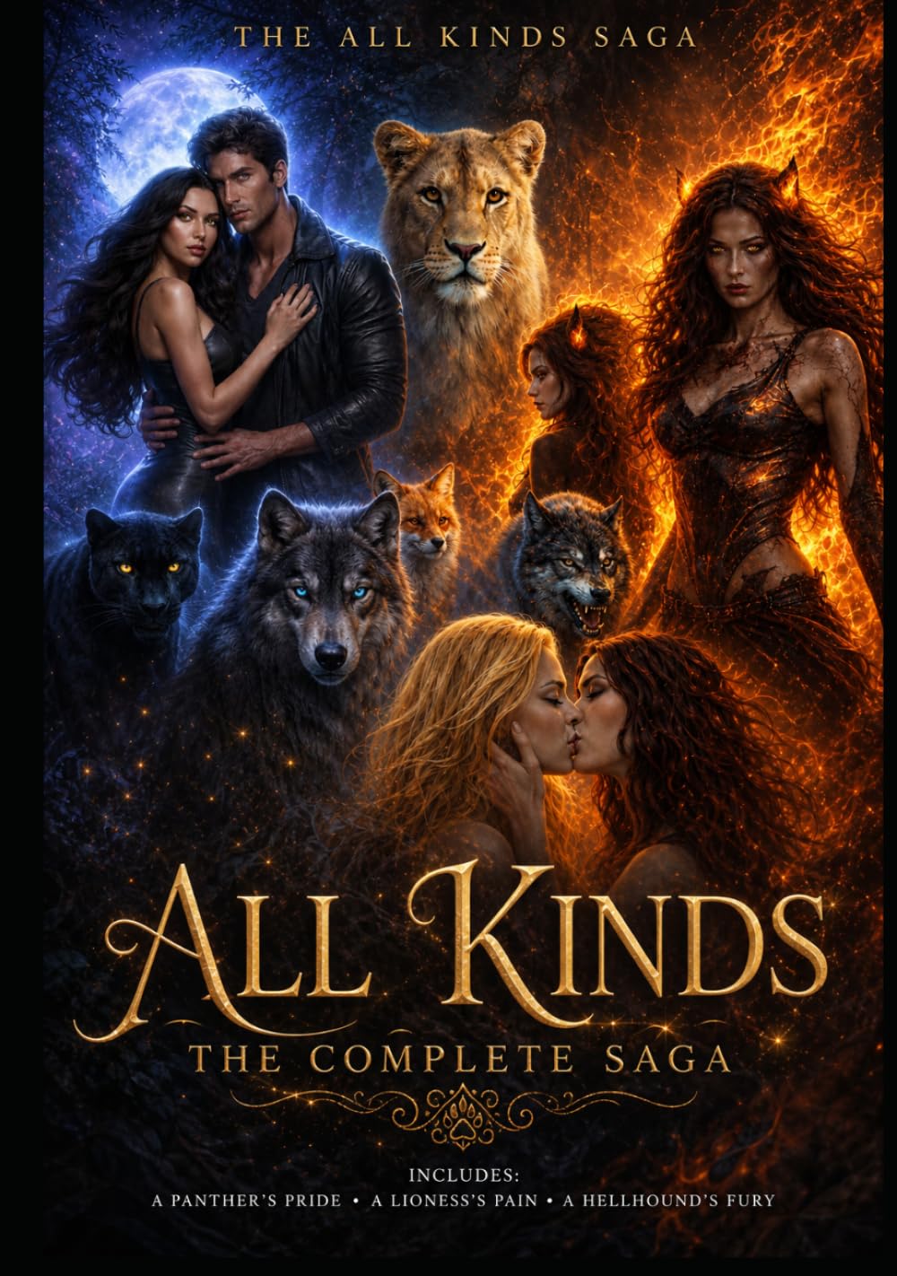 All Kinds: The Complete All Kinds Pack Saga (All Kinds Pack Dyslexic Edition)