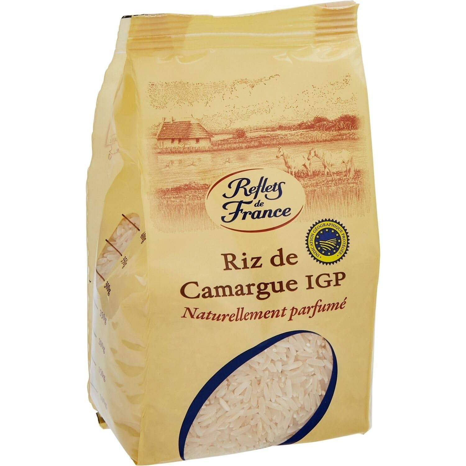 REFLETS DE FRANCE – Riz Long de Camargue IGP, Grain Parfumé et Fondant pour Vos Recettes (Sachet 400g) - Le Lot De 4