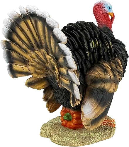 Miniatura 9 de Design Toscano QM2373100 Estatua de Pavo Norteamericano, a todo color, Pequeña