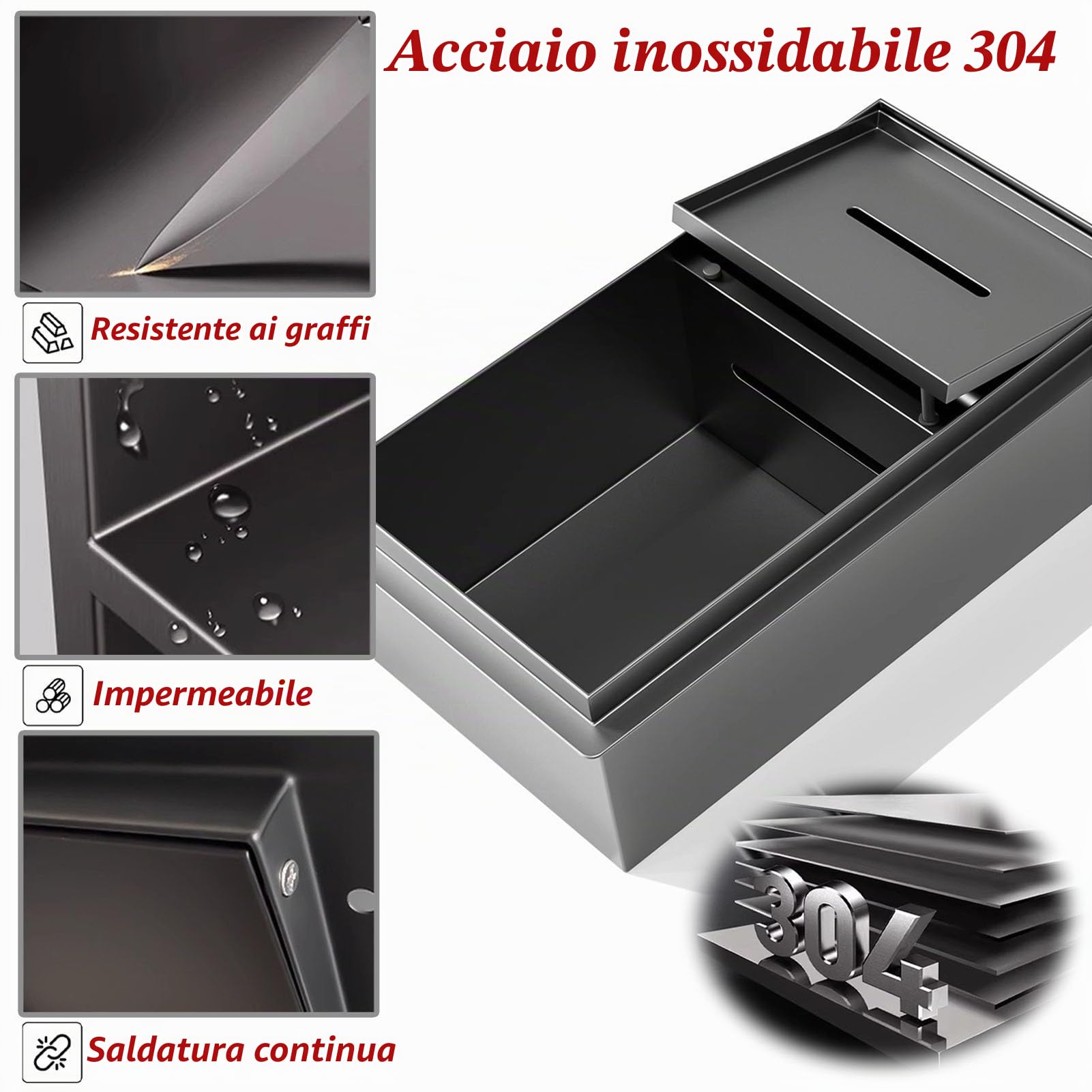 Vibeo Nicchia Doccia Incasso Porta Carta Igienica Piastrellabile a Parete con Mensola, Nicchia da Incasso per Carta Igienica nel Bagno, Inserto per Nicchia per Carta Igienica
