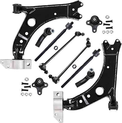 Miniatura 152 de Detroit Axle - Kit de suspensión frontal de 10 piezas para Ford Ranger Mazda B2300 B2500 B3000 B4000, 2 brazos de control superiores, 2 rótulas