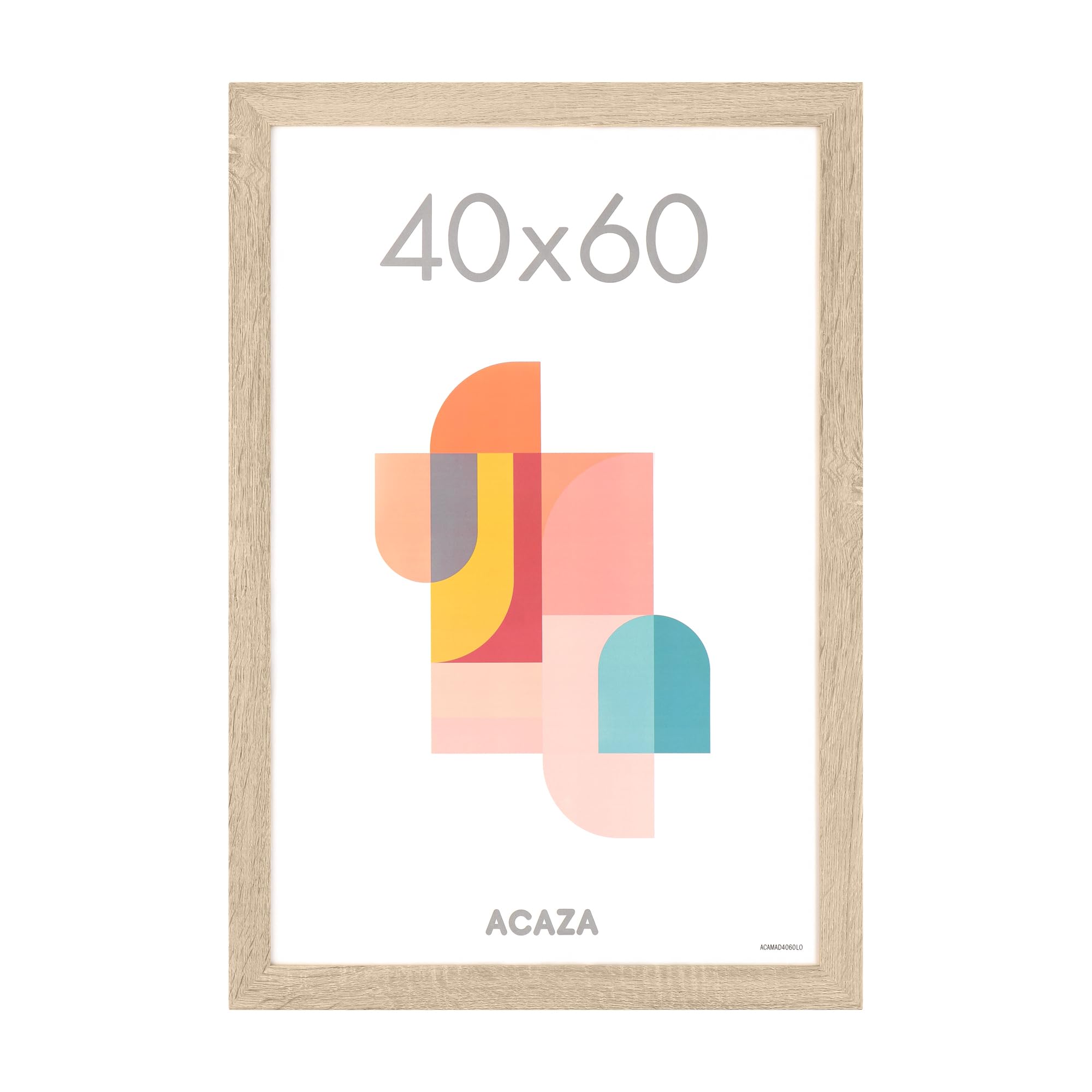 ACAZA 5-er Set Bilderrahmen 15x20 cm - Schwarz Holz - Fotorahmen für mehrere Fotos - Inkl. Acrylglas Schutz