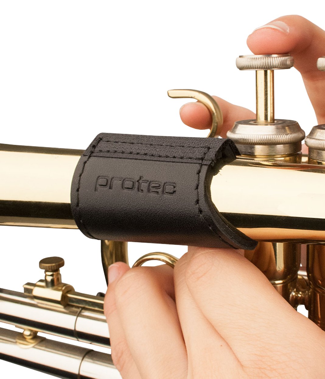Protec L230 cornetta imbottita in pelle finger Saver