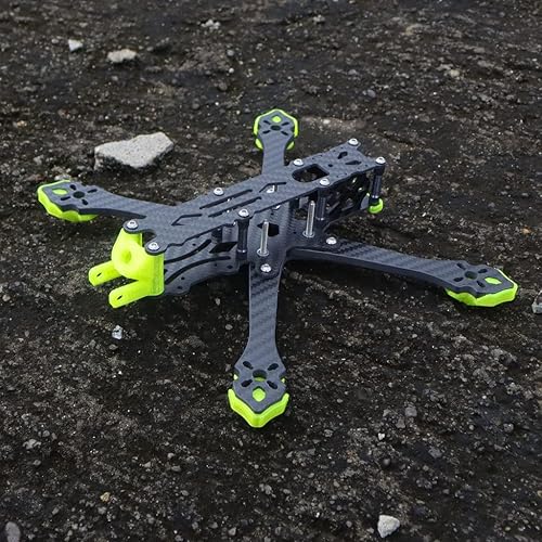 Miniatura 5 de QWinOut Xy-5 V2 5inch 8.583 in distancia entre ejes Drone Frame Kit Carbon Fiber FPV Rack