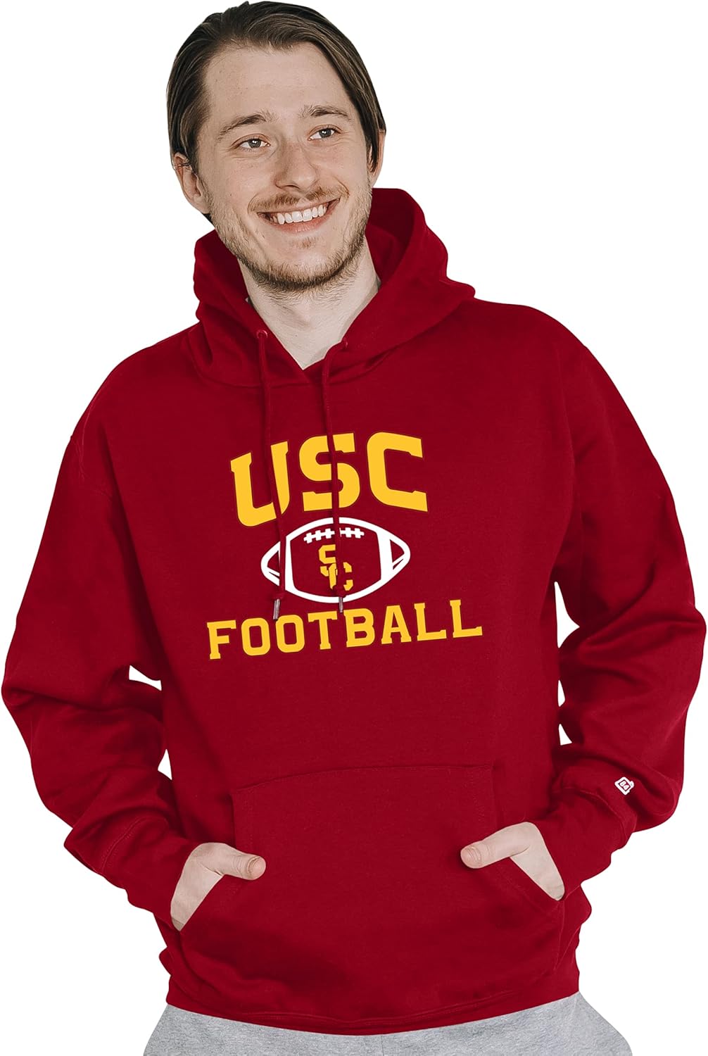Blue 84 NCAA mens Hoodie Team Color Football