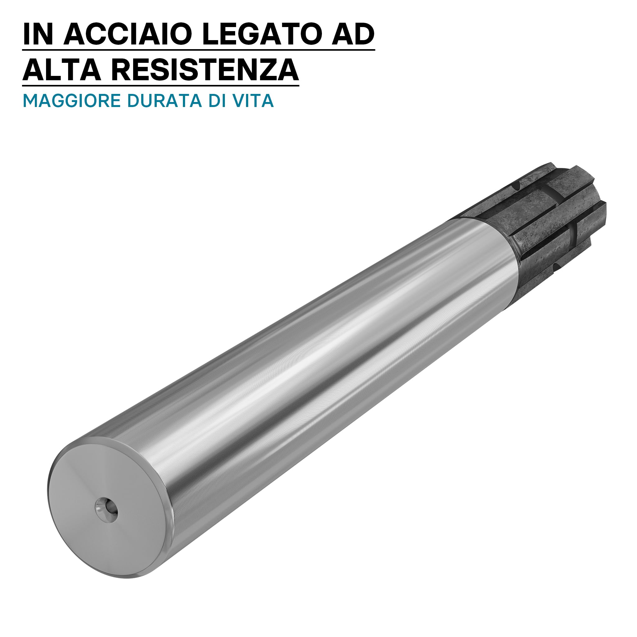 Wiltec Profilo scanalato per Albero cardanico B1 Giunto scanalato 300 mm 1 3/8" 6 Denti Trattore Cardano