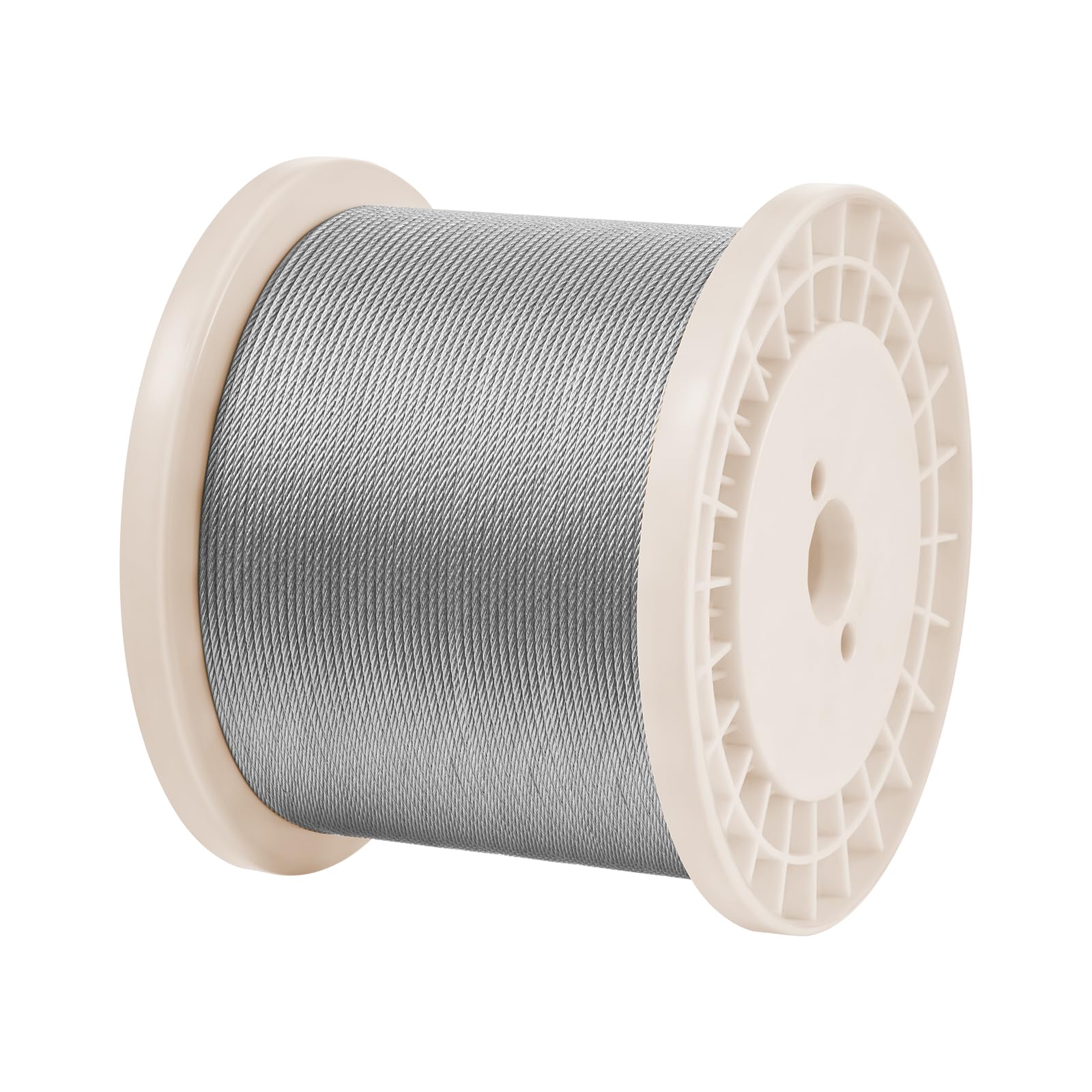 Cable metálico, cable de acero T316, cuerdas de remolque de acero inoxidable 316 con gancho 2T para camión de remolque plano (300 m 1 x 19)