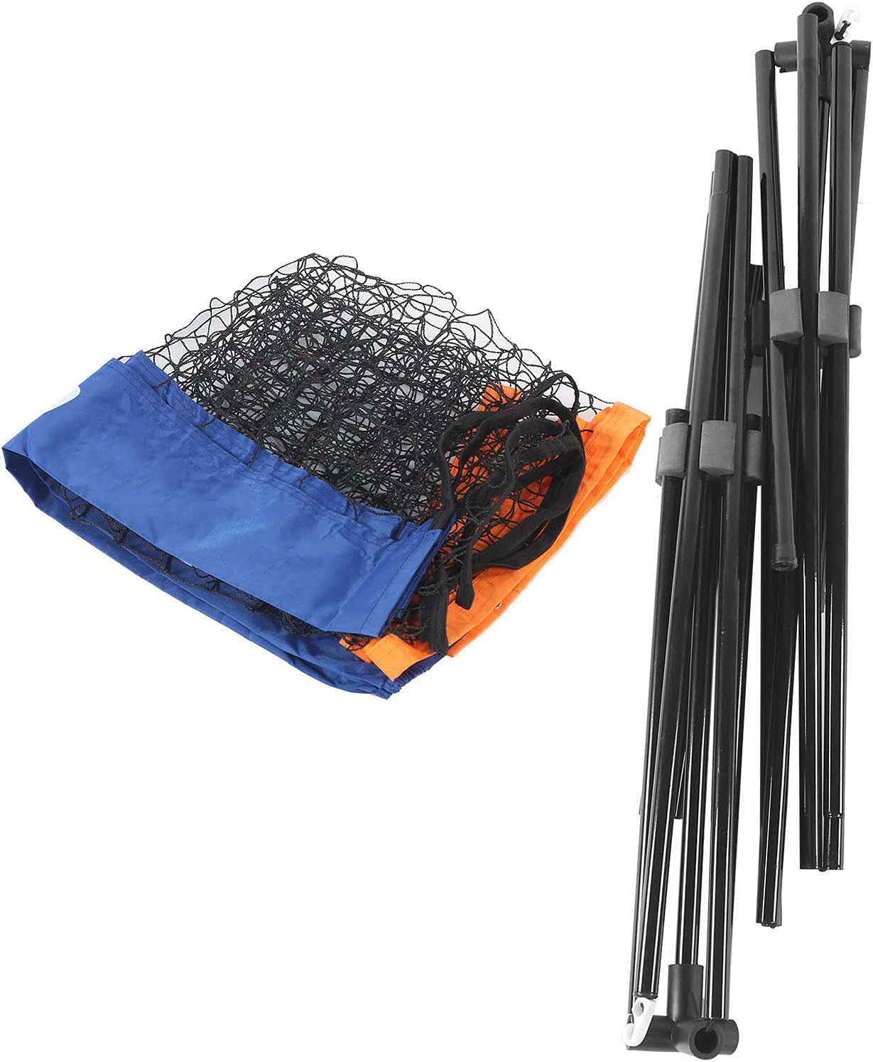 Portable Folding Badminton Net Rack Adjustable Tennis Net for Indoor Outdoor Game