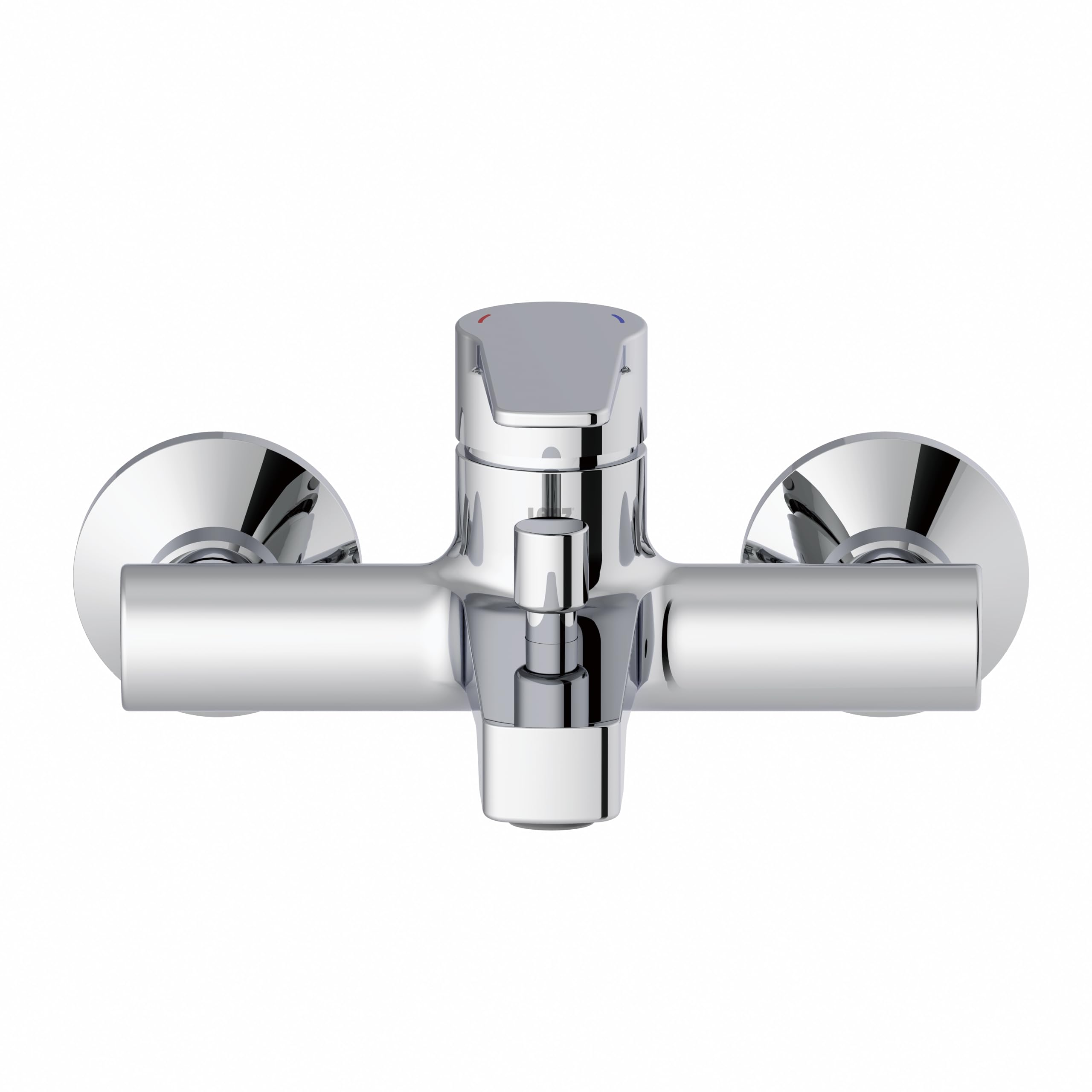 Robinet de baignoire moderne Lenz Mola chrome pour une salle de bain relaxante