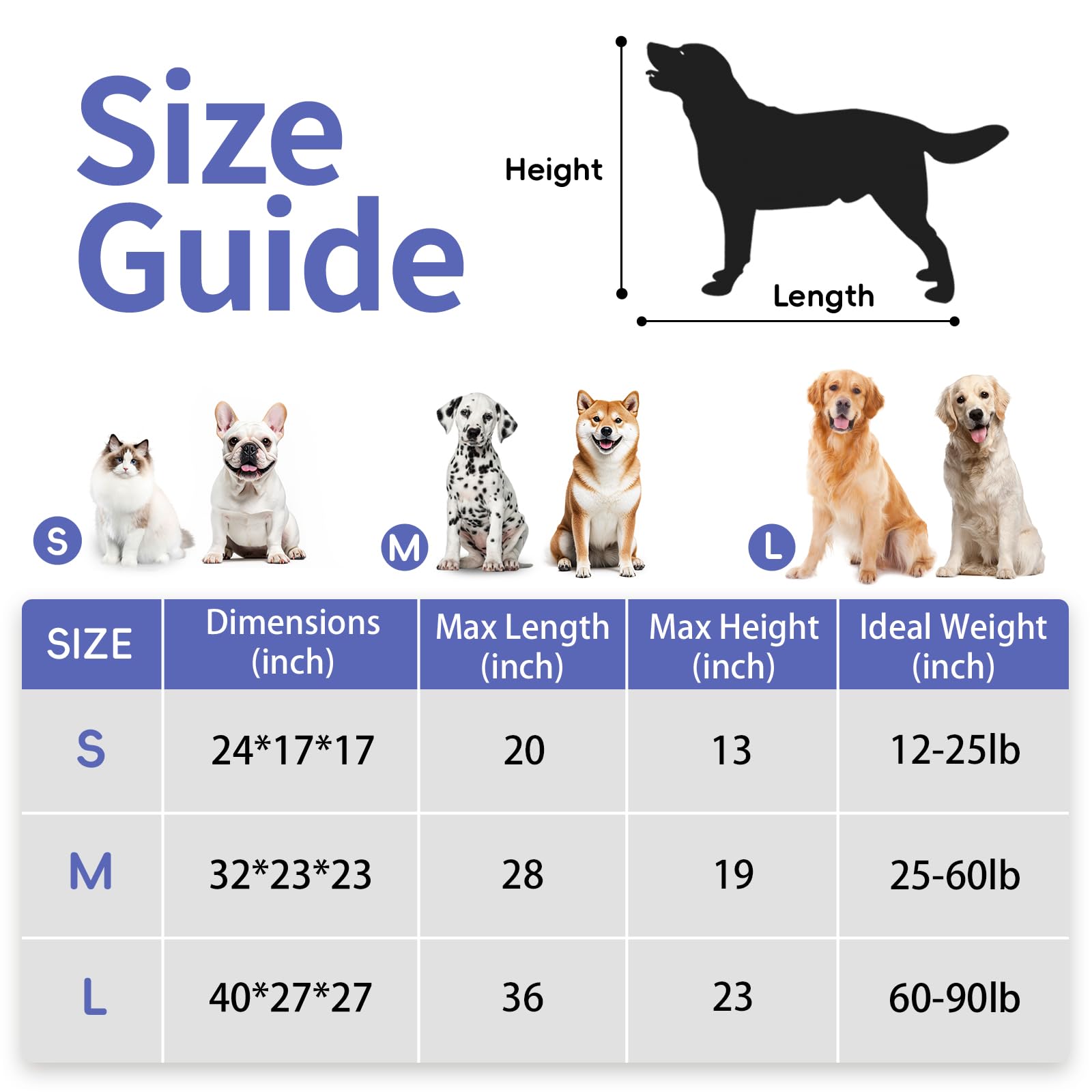 Petprsco Transportín para Mascotas, Lado Suave, para Gatos, Perros pequeños, 3 Puertas, Suave, Plegable, con Correas para Gatos, Cachorros, Viajes, Plegable, cómodo, diseño portátil