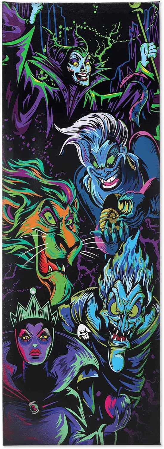 Open Road Brands Disney Villains LineUp Gallery Wrapped