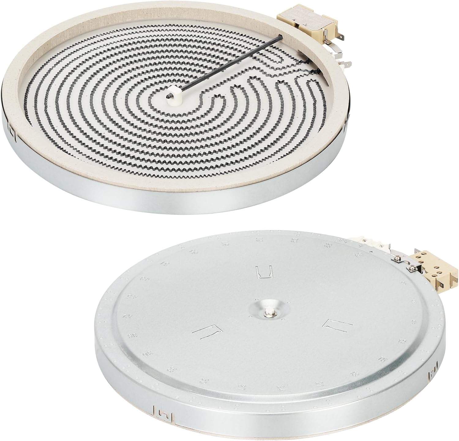 316291200 WB30T10146 12in Range Radiant Surface Element, for GE Kenmore Frigidaire Electric Stove, 12" Single Surface Element Replaces WB30T10134 AP4484423 PS2370249 EAP2370249-2 318198827 5304510566