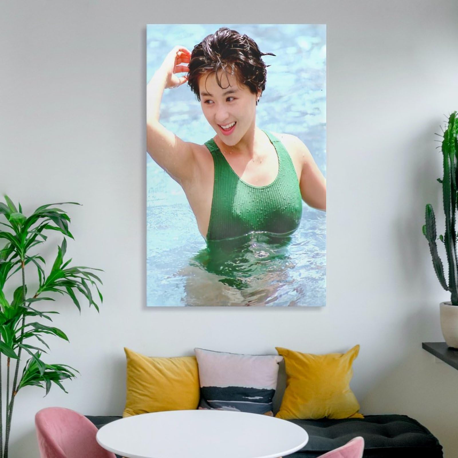 Amazon.co.jp: 装飾画 長山洋子 油絵 人気 アートフレーム ポスター