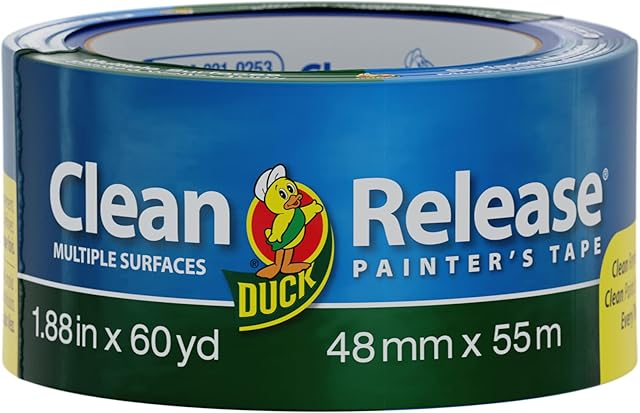 Duck Brand 5.1cm Clean Release Painter's Tape, 60 yds