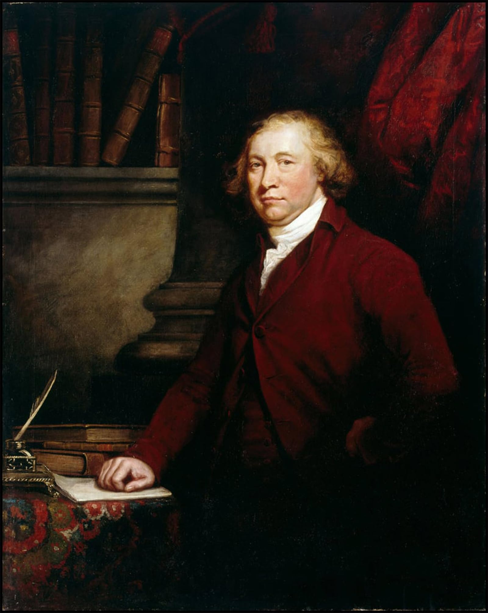 ARTXLXXBN Famous Painting Art Wall Decor Abstract Art Picture Portrait of Edmund Burke by Famous Artist Animal Pictures for Home Decor 60x90cm