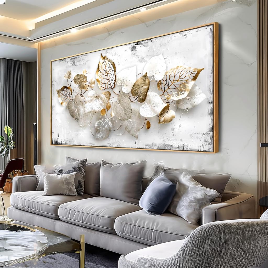 Amazon.com: Wall Art Leaf Modern Botanical Artwork Canvas Painting