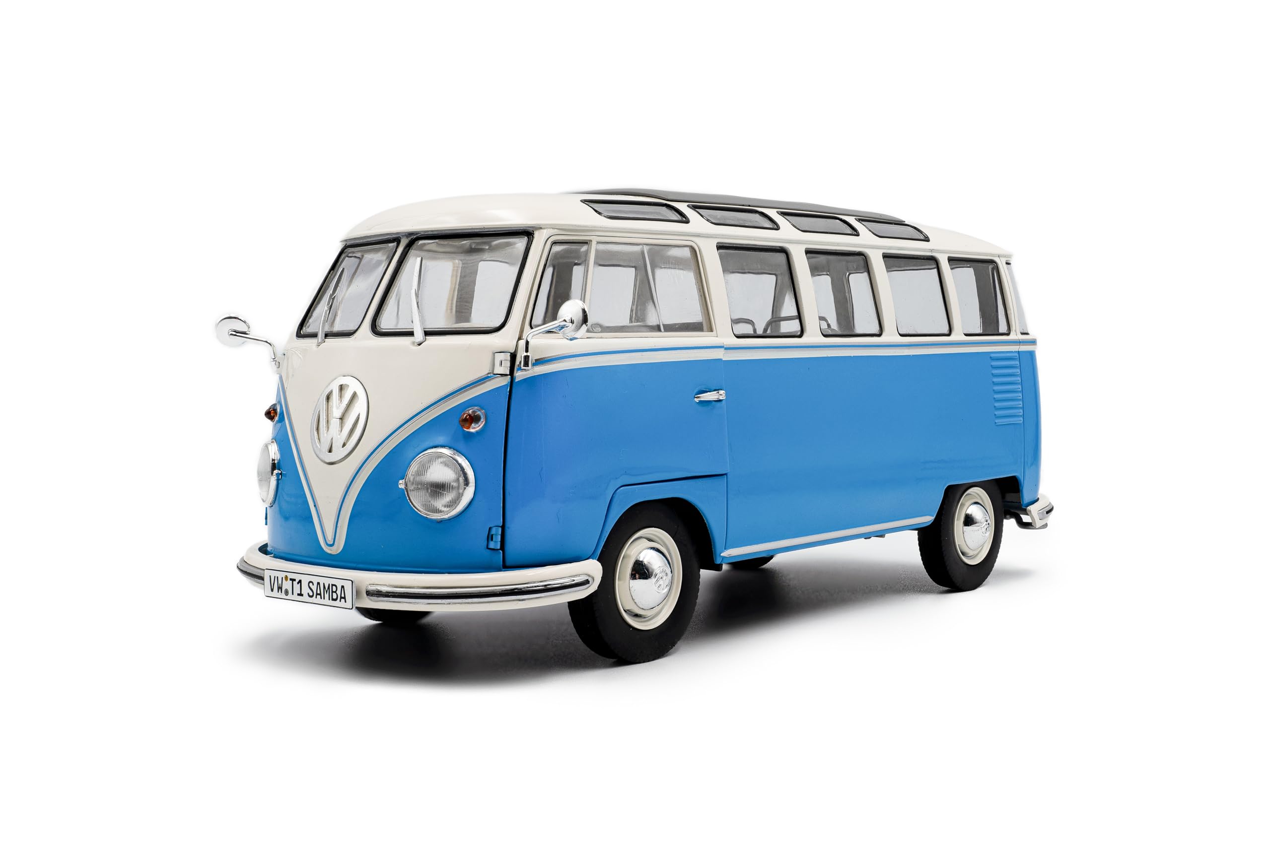 Solido 1:18 VW T1 21 Windows b. blau/weiß