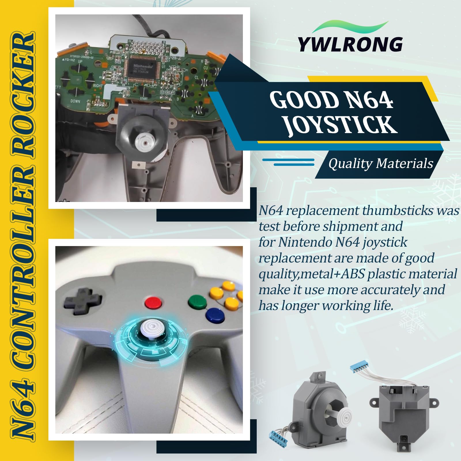 Amazon.co.jp: Nintendo N64 ジョイスティック 交換用 ニンテンドー 64