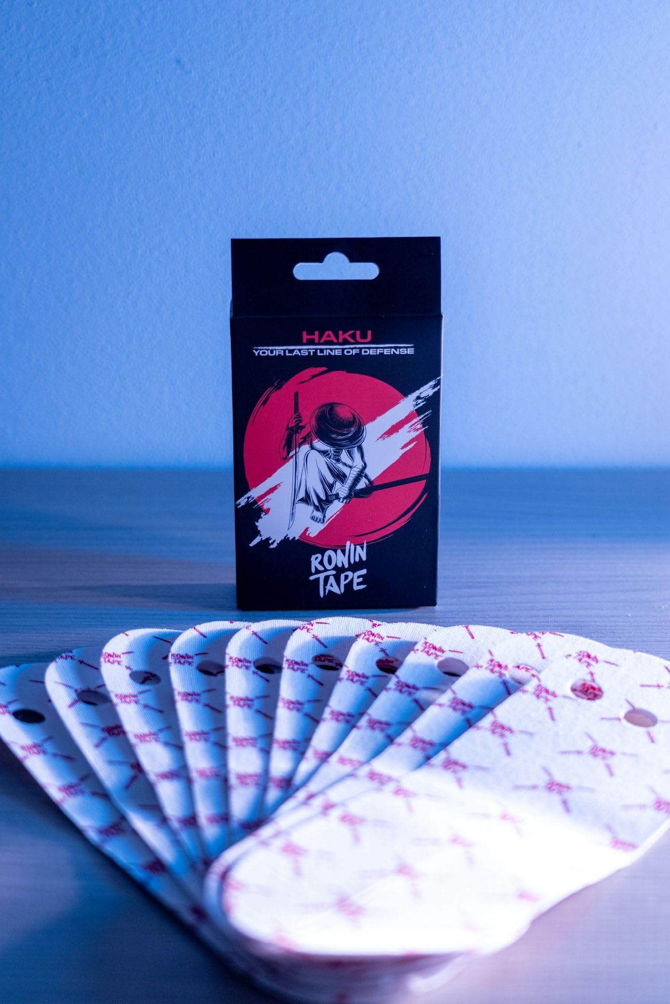 RoninTape ® Haku Tape Protezione Mani Monouso per Cross Training e Functional Fitness Ultima Linea di Difesa per Calli Aperti Hook Grip wod Pack 10 Pezzi