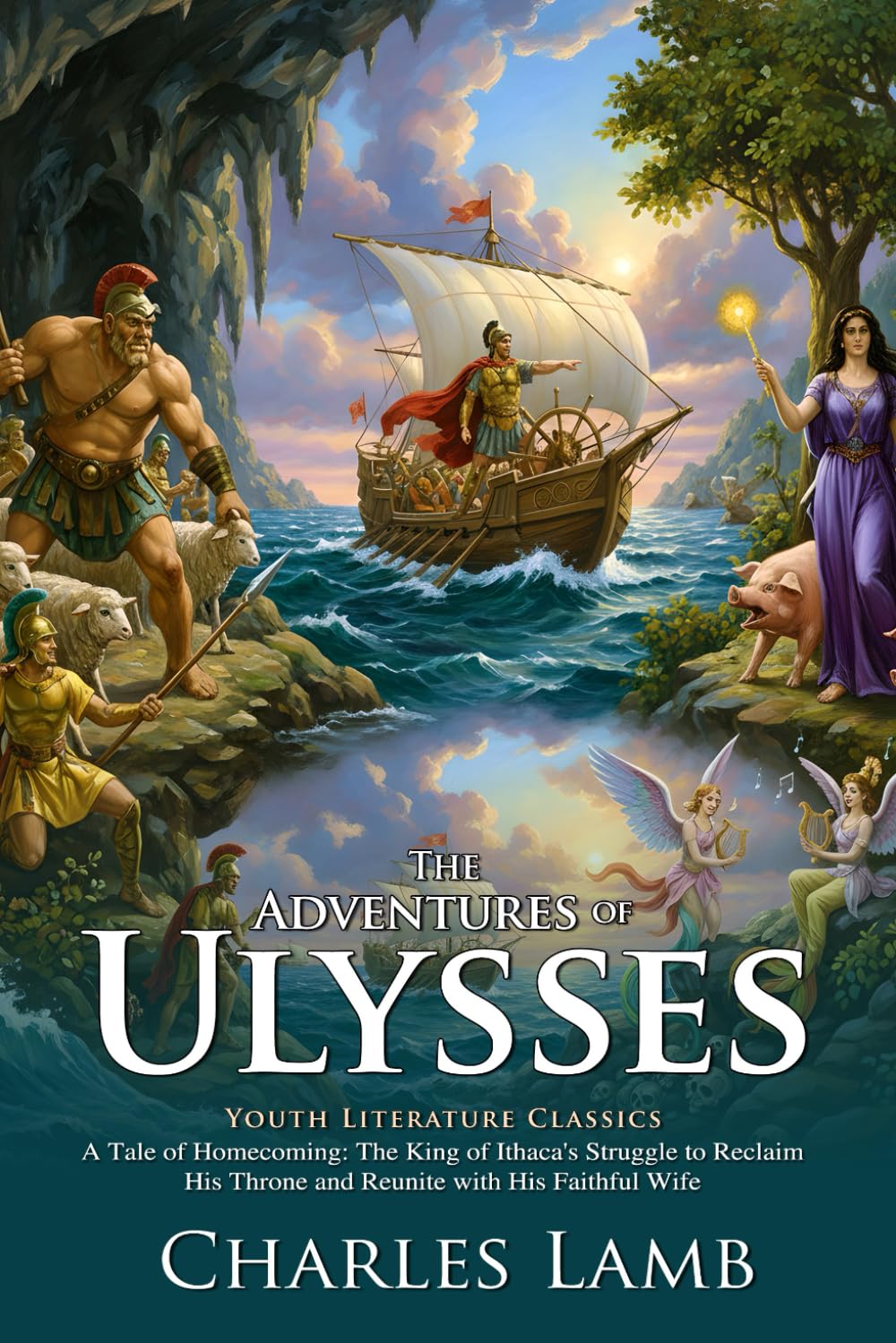 The Adventures of Ulysses: Epic Greek Journey Retold for All Ages: A perfect introduction to heroic myths – Illustrated Edition with Author Biography