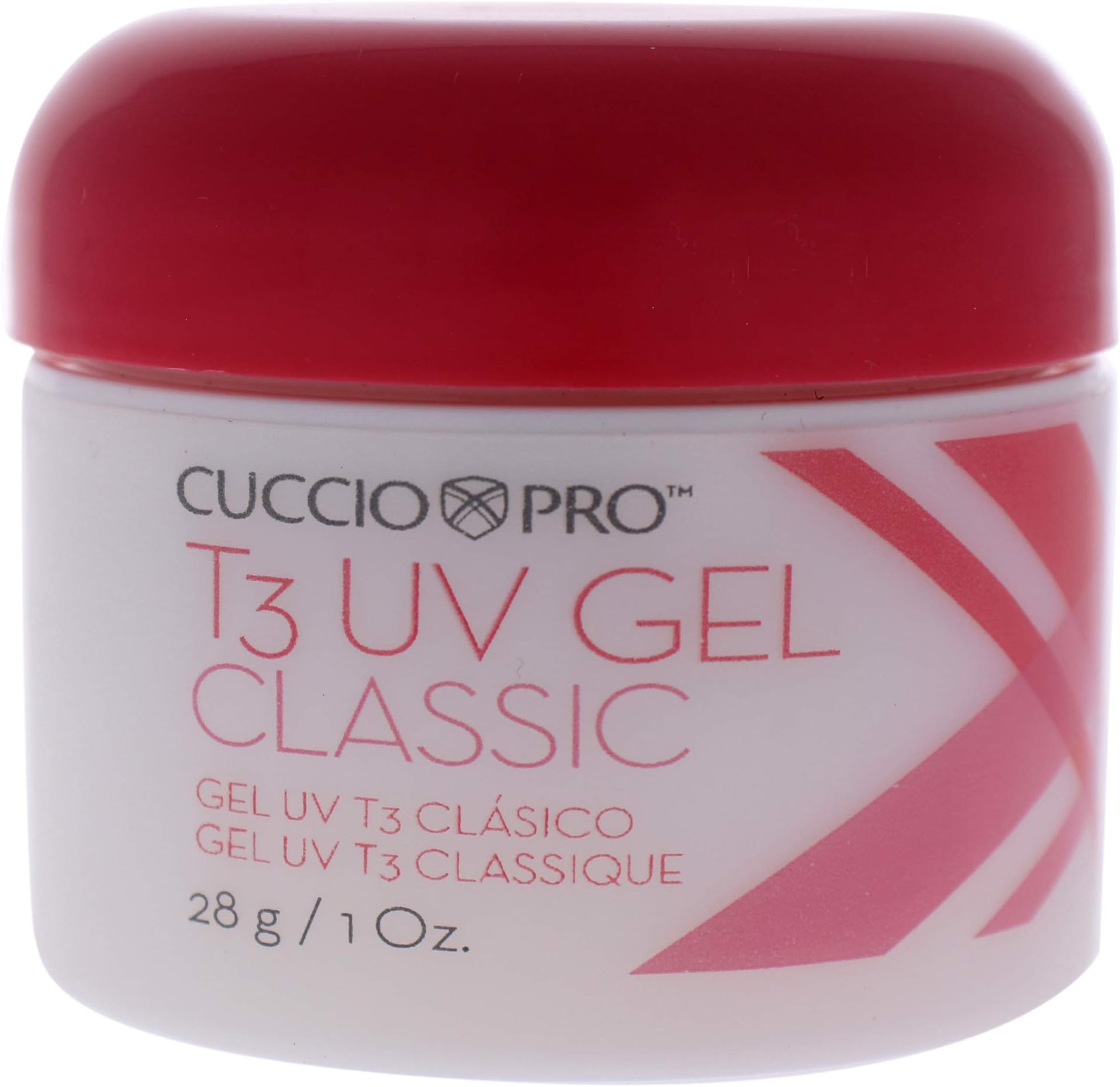 Pro T3 UV Gel Classic - Easy Application - Strength And Durability - High Shine And Odor Free - Maintains Natural Nail Thickness - Optimal For Short Nail Beds - Pink - 1 Oz Nail Gel