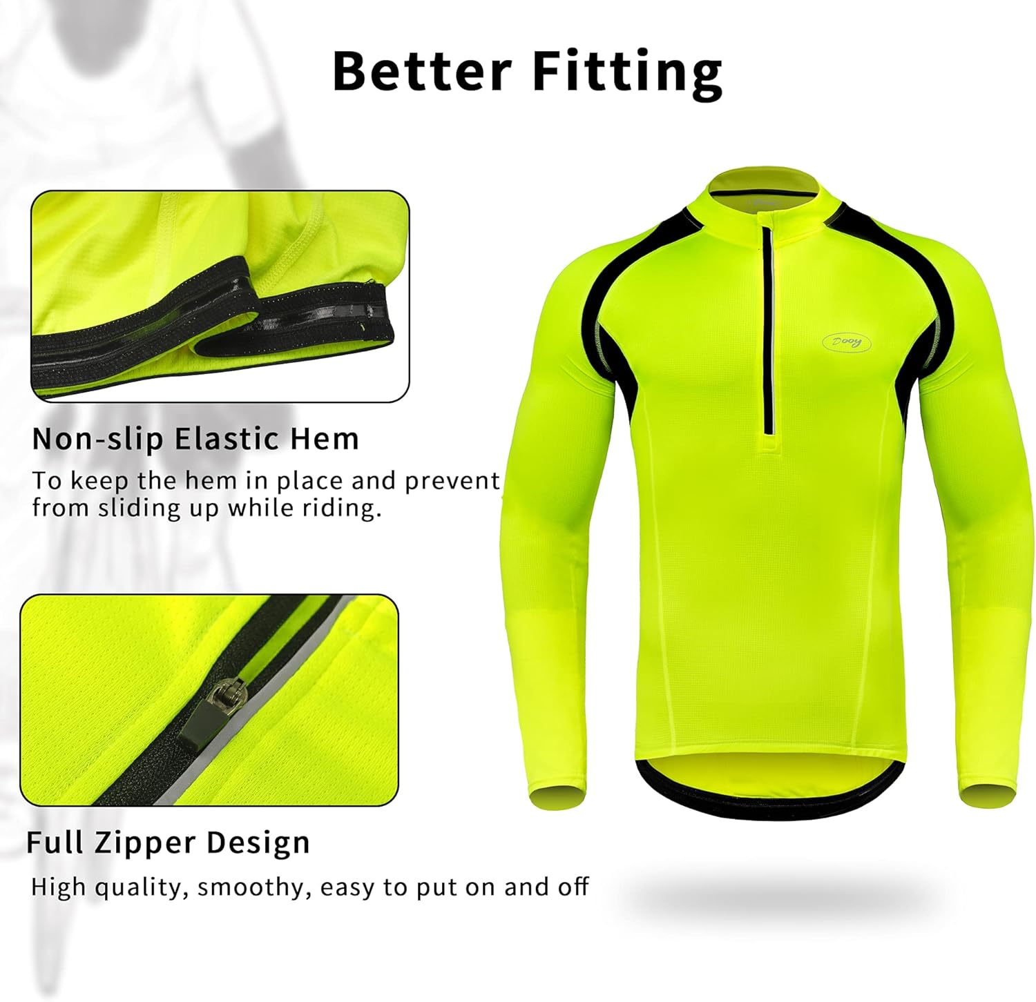 Cycling Jersey Men Bicycle Shirt Short and Long Sleeve MTB Road Biking Jersey with Pockets