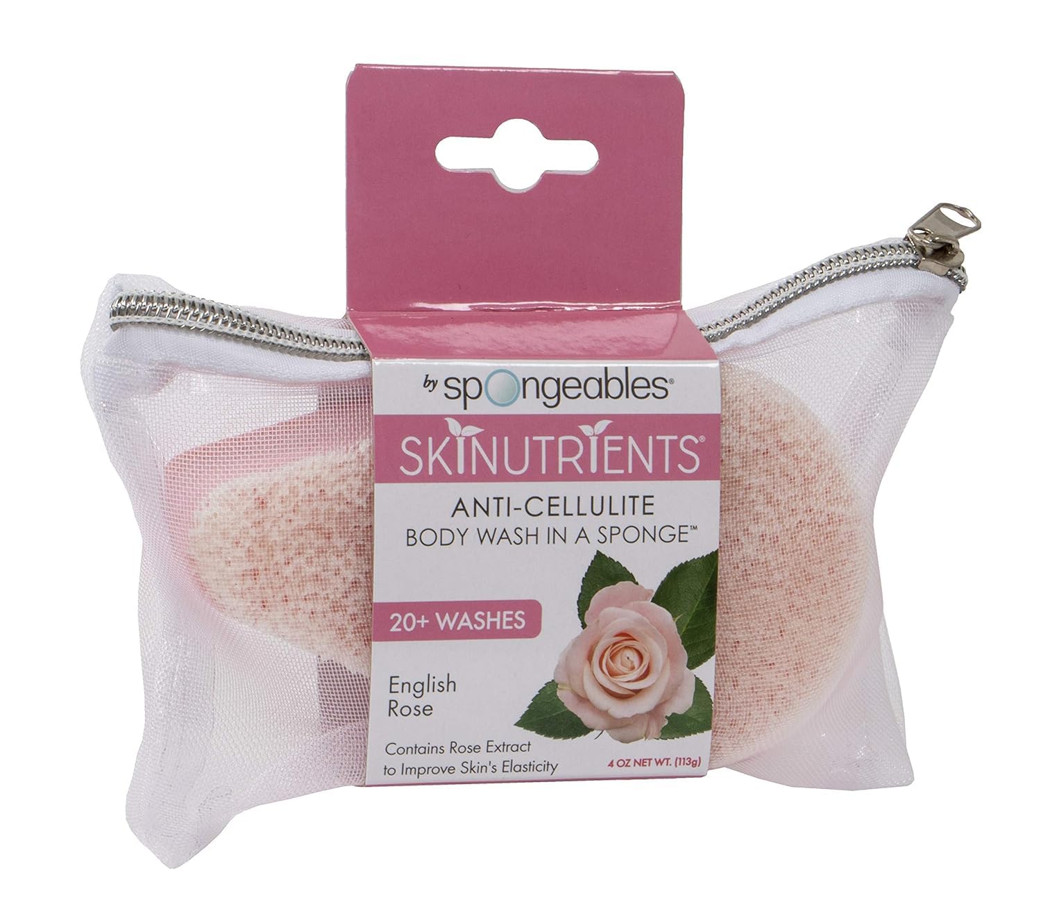 Skinutrients Anti-Cellulite Body Wash in a Sponge