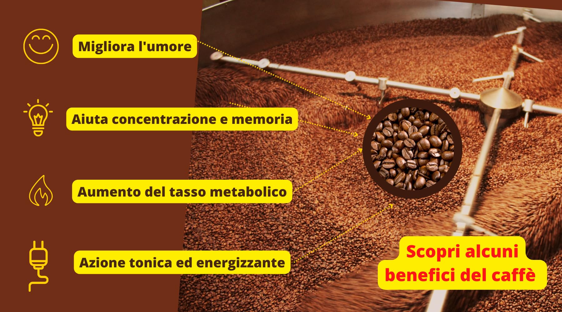 Caffè New York - EXTRA - Granos de café - 1000g