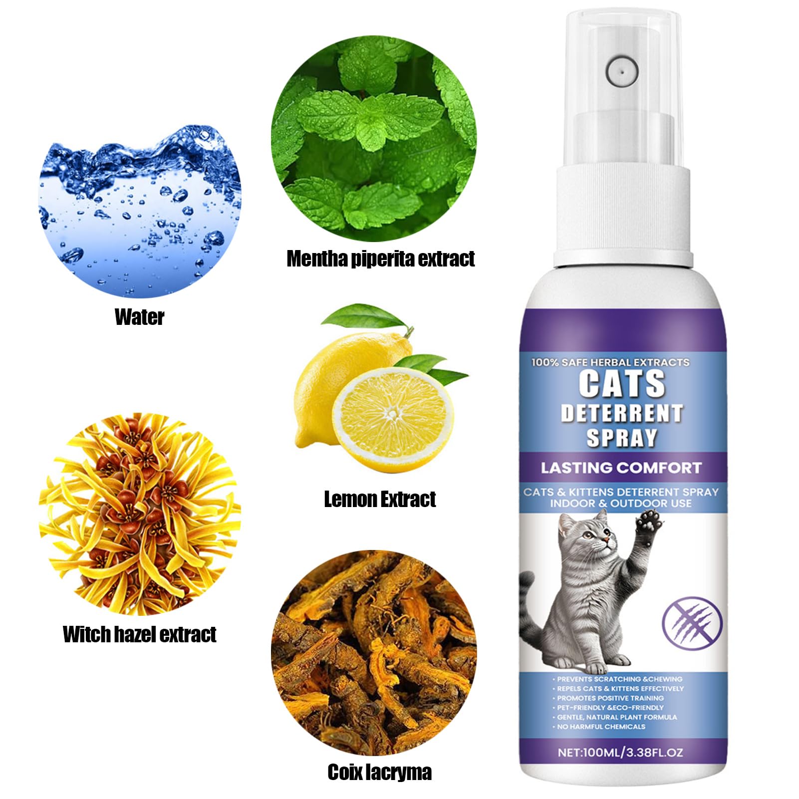 100ml Anti Griffe Chat Canapé