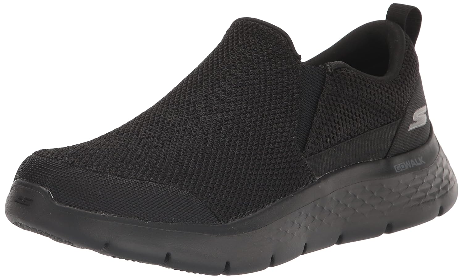 Skechers Tênis masculino Gowalk Flex-Athletic slip-on casual loafer caminhada com espuma refrigerada a ar, Preto, 10