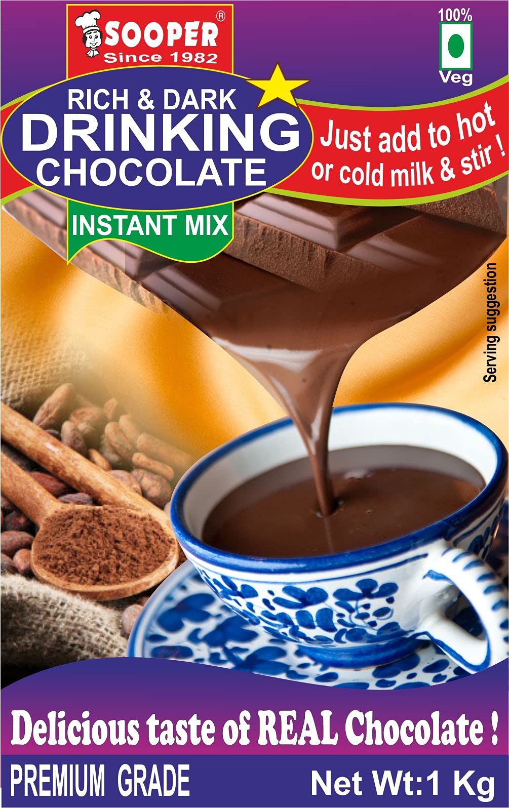Sooper Drinking Chocolate 1 Kg