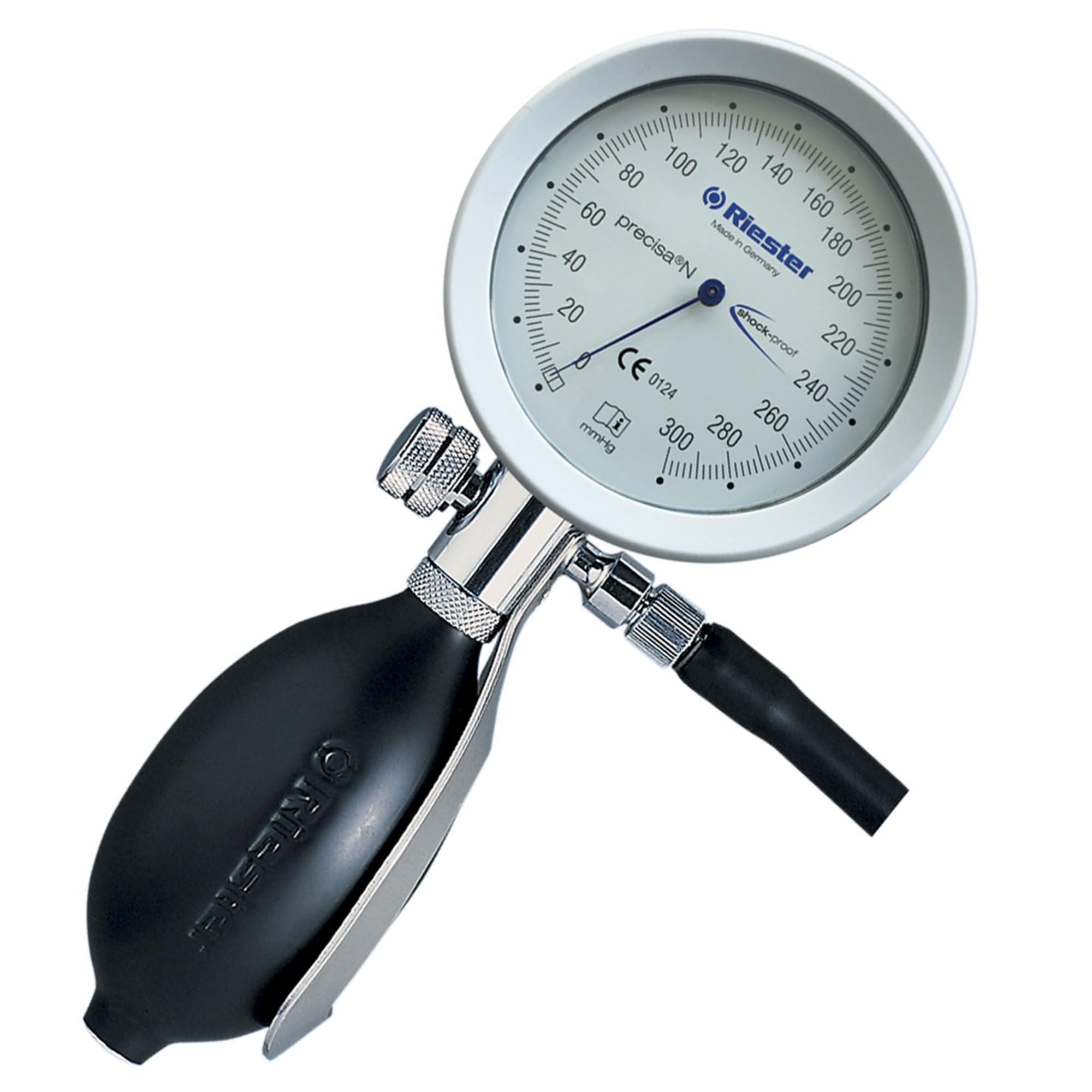 Riester 1364-107 precisa N shock-proof, tensiómetro, con brazalete velcro adulto, 1 tubo.