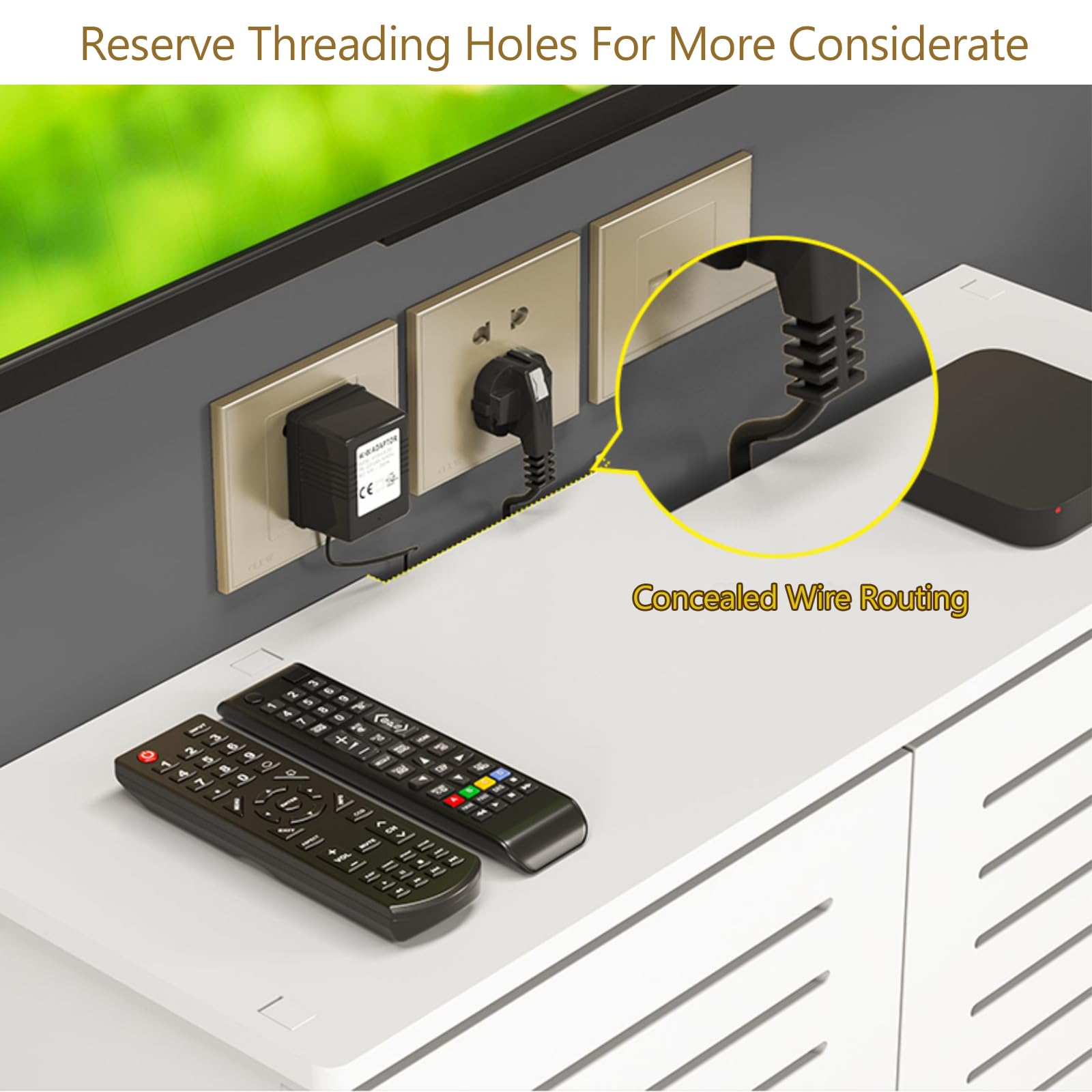Armoire de rangement routeur WiFi, organisateur en PVC pour modem, TV Box et appareils multimédias, système de gestion des câbles pour une maison sans encombre et performances Internet améliorées