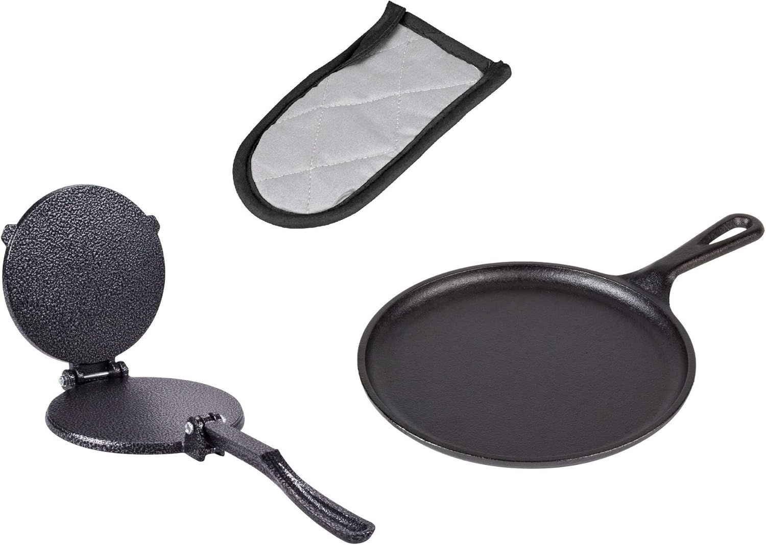 Homemade Corn Tortillas Bundle Iron 8 Inch Tortilla Press