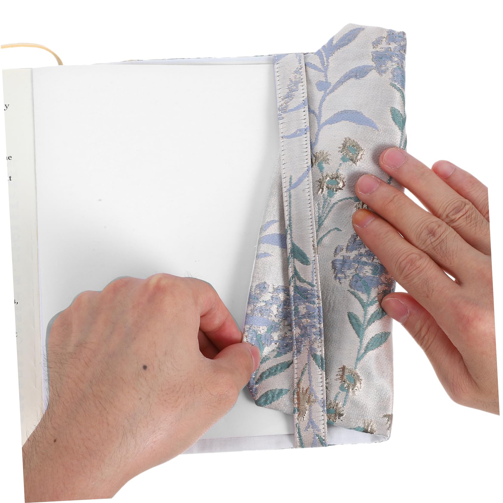 Lurrose Couvre Cahier 5 Pièces Couverture De Livre En Tissu Fait à La Main Couverture De Livre à Manches Pochette De Livre De Protection Livres à Couverture Rigide Film Protecteur Couvertures