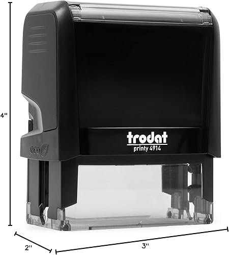 Miniatura 8 de Sello de dirección personalizado de 4 líneas, 20 opciones de fuente, sello de dirección autoentintado (sello de 4 líneas) hasta 4 líneas de texto