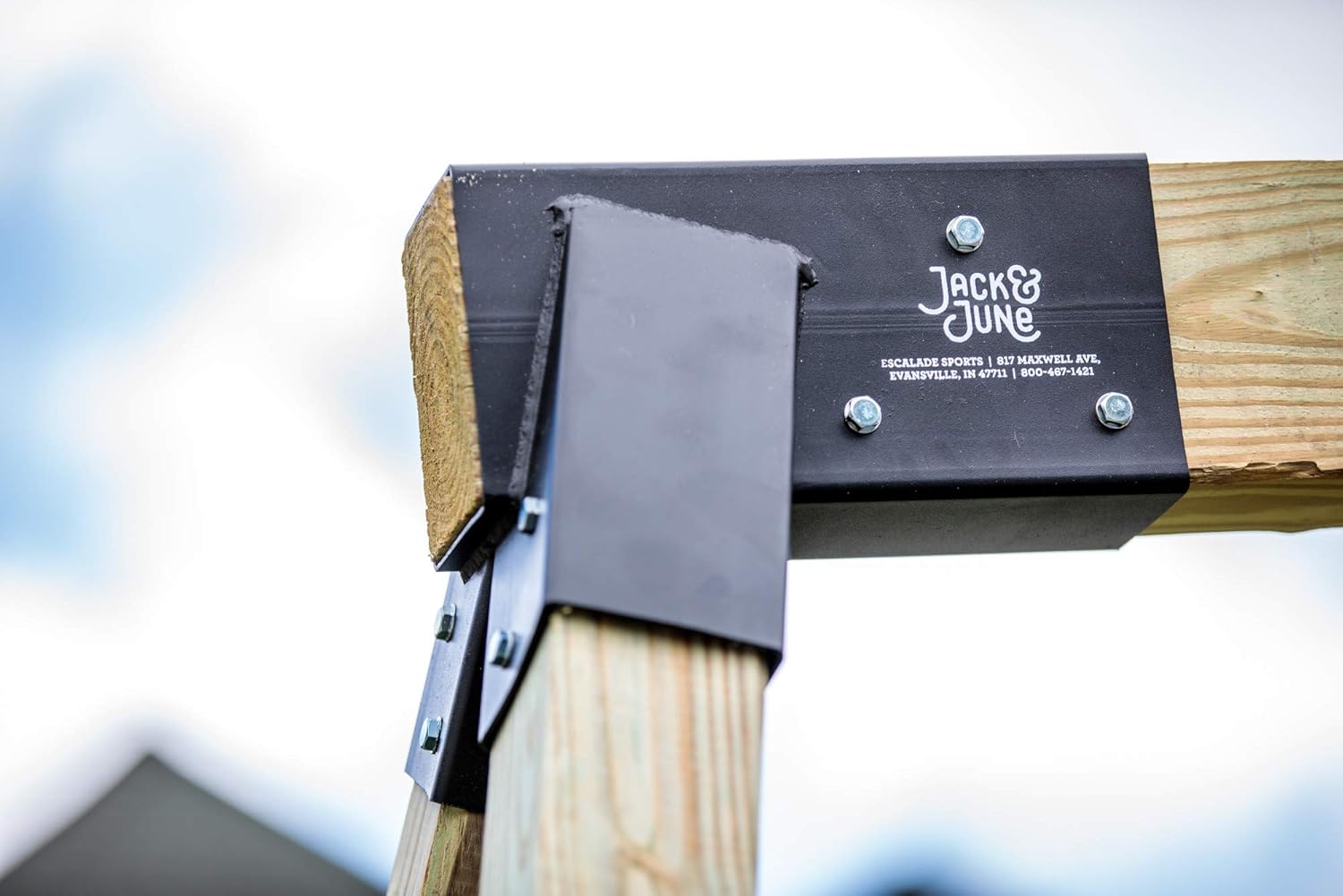 One-Day Sale: Up to 70% Off Jack & June Heavy-Duty DIY Wooden Swing Set Kits - Metal Bracket and Hardware for Safe, Easy Playset Installation