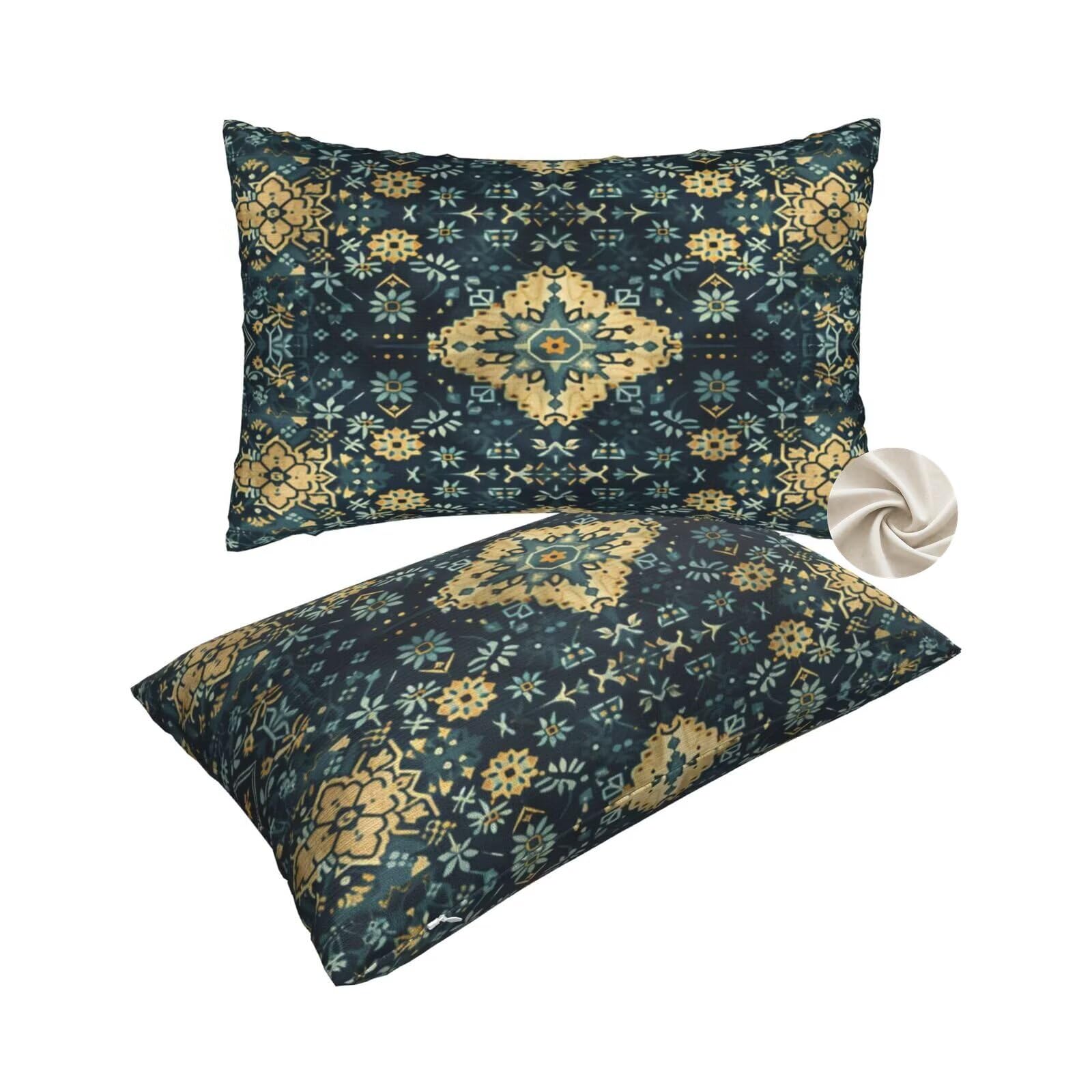Housses de coussin 60x80 cm au tissu doux et finitions haut de gamme