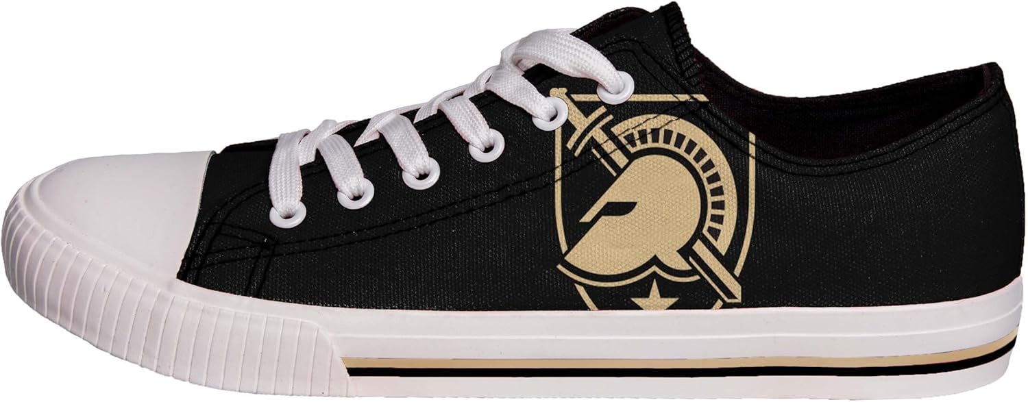 FOCO NCAA Mens NCAA College Low Top Big Logo Canvas Sneakers Shoes