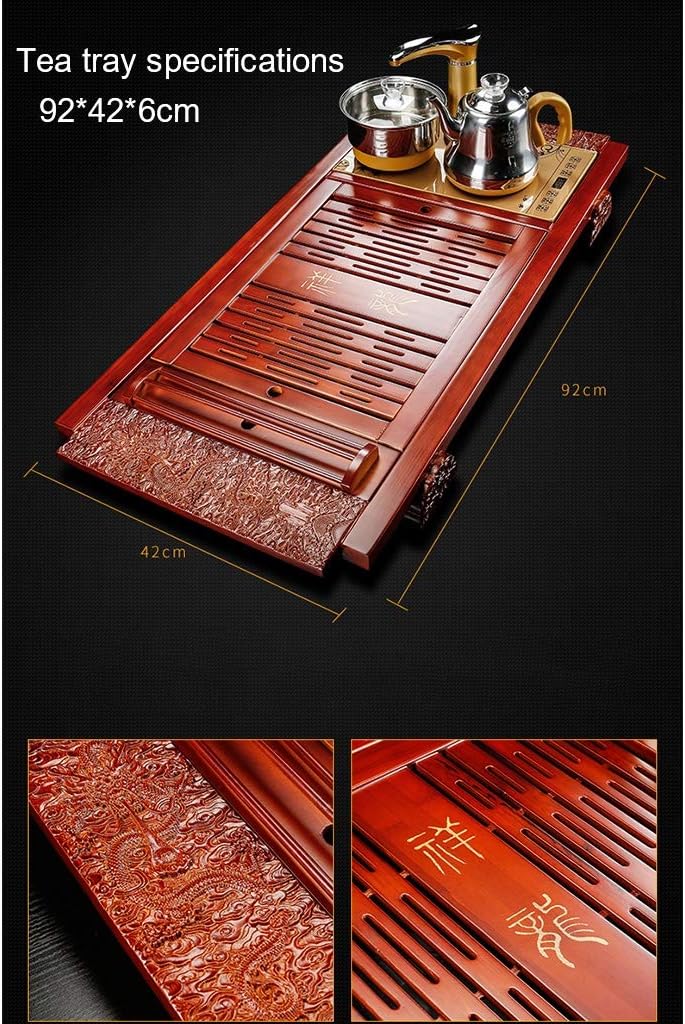 【GXDJC】最終セール！シンプルなティーセット、ティートレイ、中国の景福茶トレイセット、ティートレイ排水貯水池、ティールームテーブルセレモニーツールティーセ