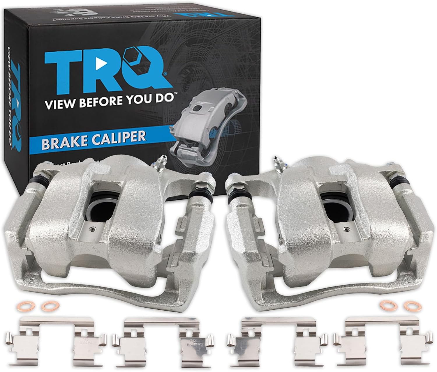 TRQ Front Brake Caliper Set Compatible with 2013-2018 Acura RDX 2014-2019 RLX