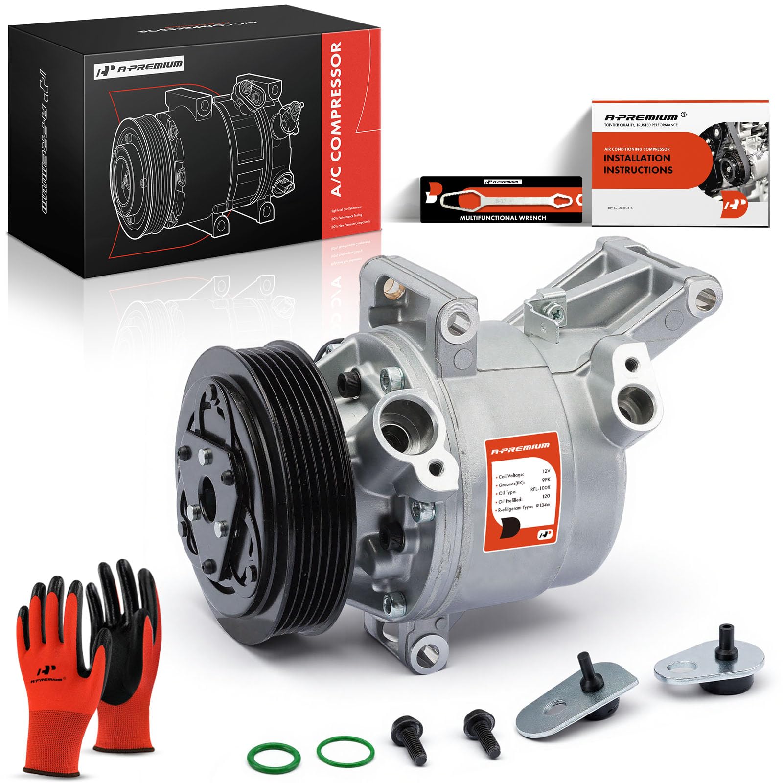 Amazon.com: A-Premium Air Conditioner AC Compressor with Clutch